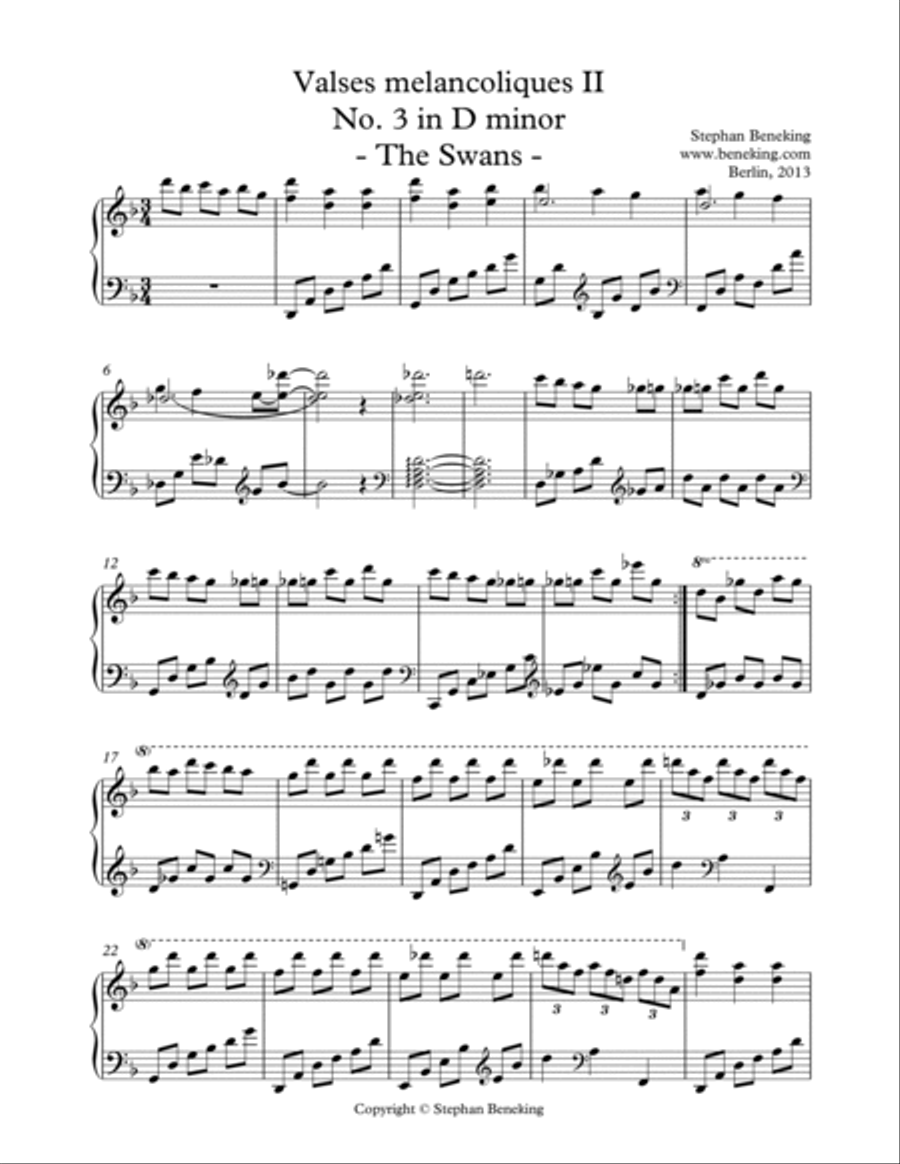 12 Valses melancoliques - 