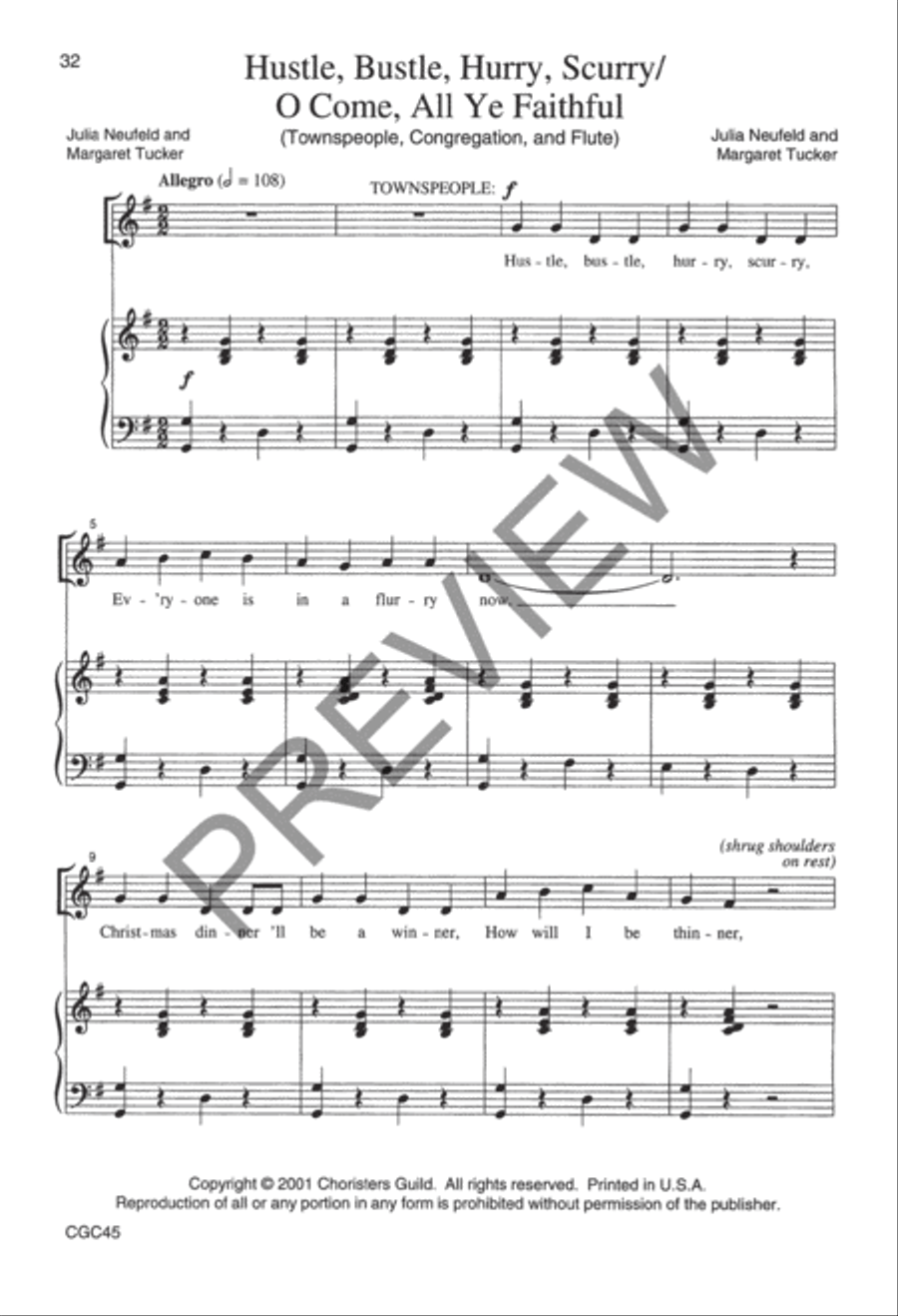 Why the Chimes Rang Preview Kit (Score & CD) Choir scores gallery preview page 21
