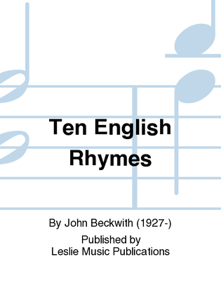 Ten English Rhymes