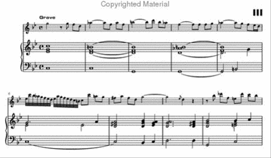 Concerto in E-flat major Orchestra scores gallery preview page 4