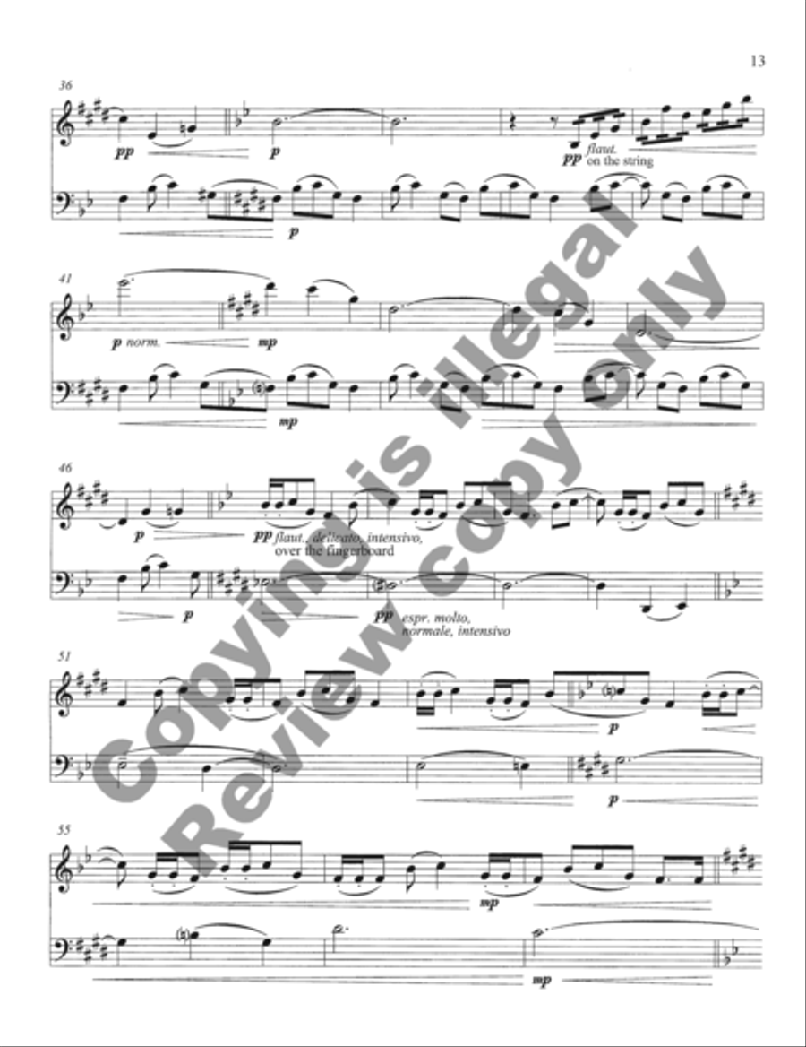 Duo for Violin and Cello Duo for Violin and Cello String Duet scores gallery preview page 20