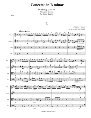 Concerto in B minor (Concerto Grosso)