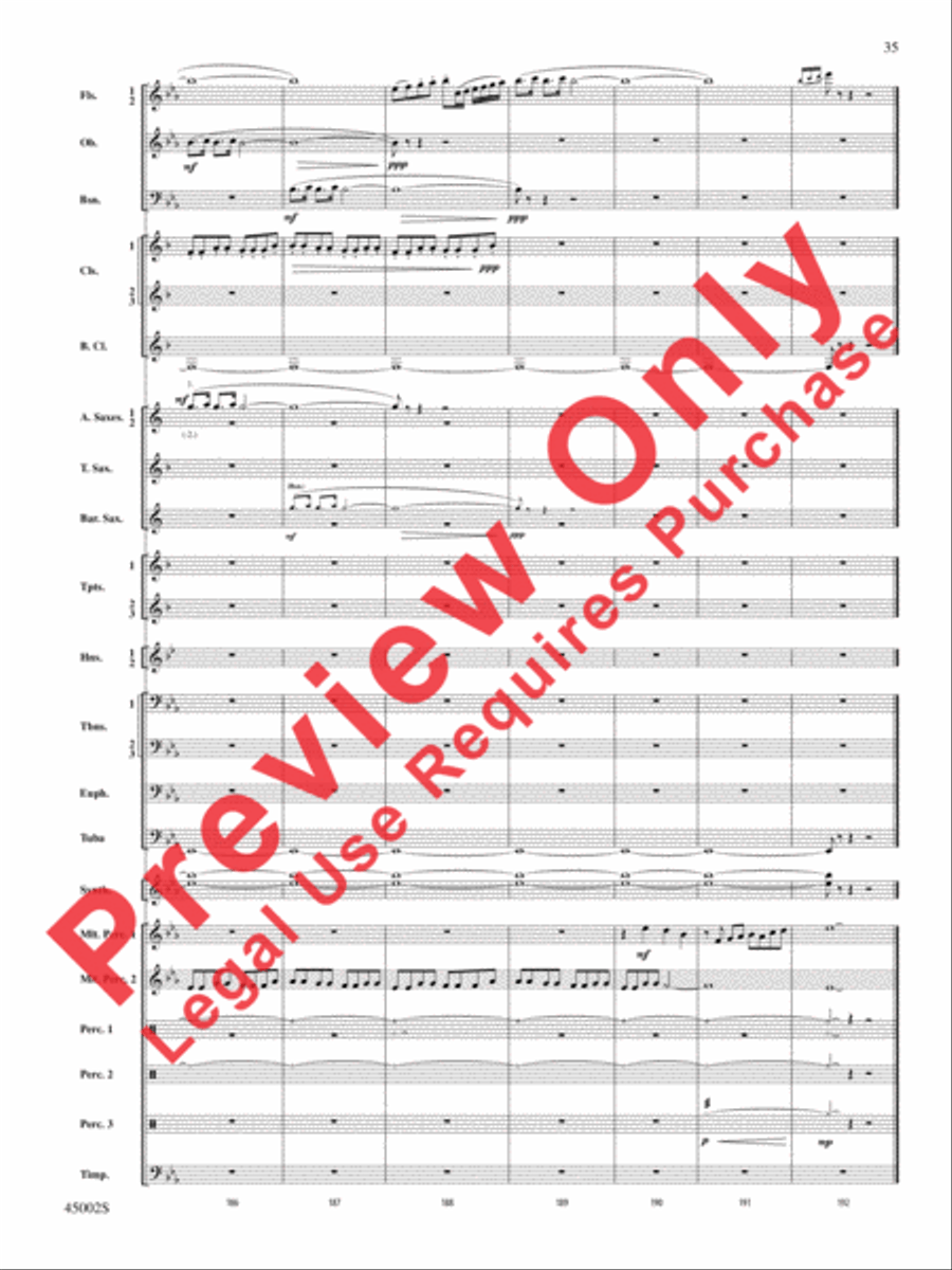 Winds of Change Concert Band scores gallery preview page 71