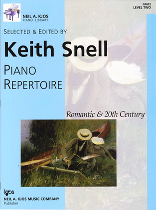 Book cover for Piano Repertoire: Romantic & 20th Century, Level 2