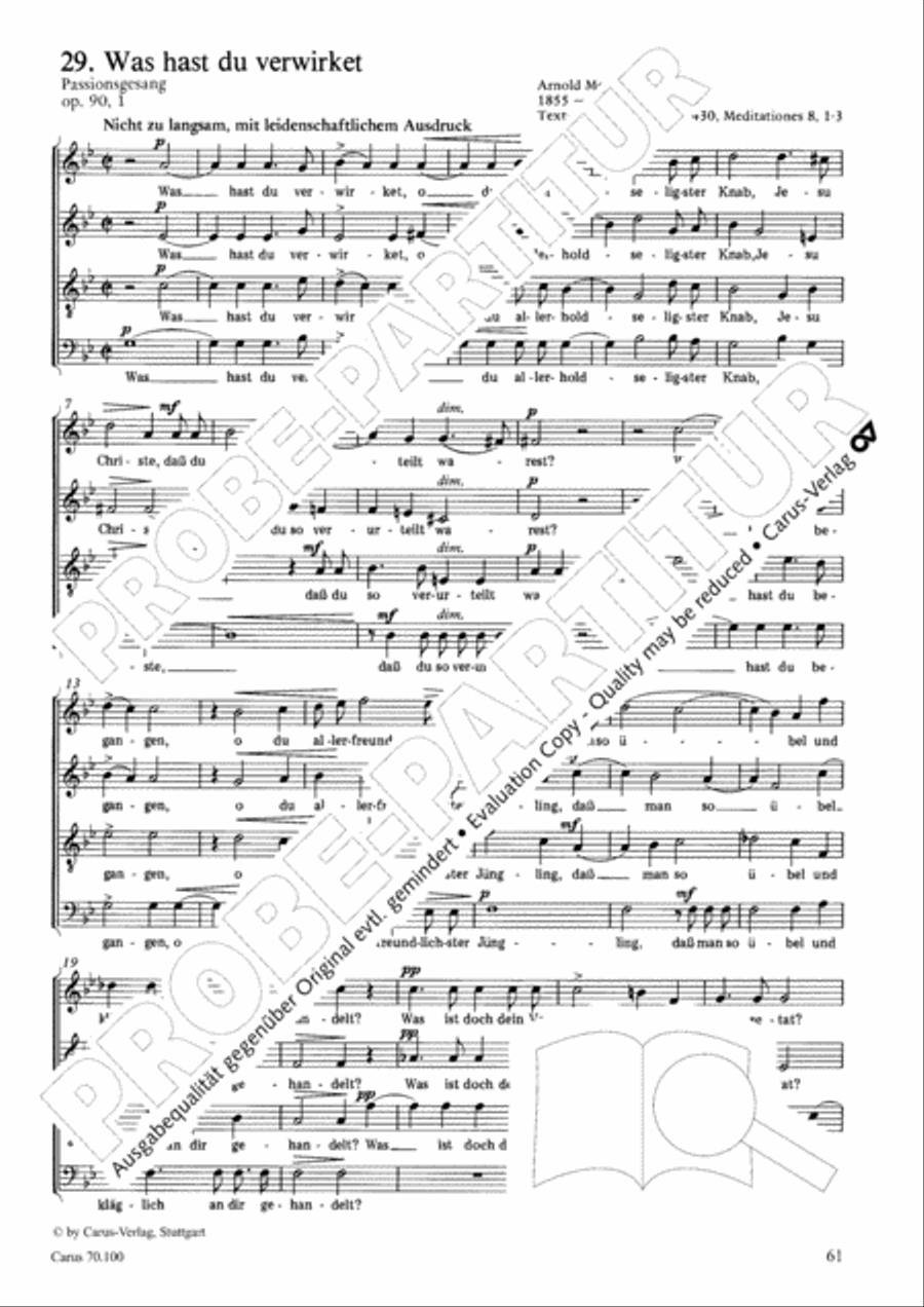 Geistliches Chorbuch der Romantik Choir scores gallery preview page 62