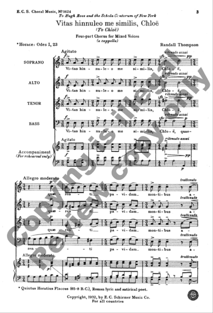 Vitas hinnuleo me similis, Chloe 4-Part scores gallery preview page 2
