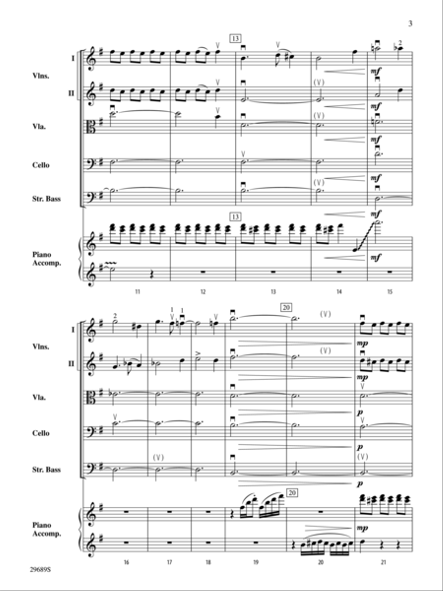 String Suite from Harry Potter and the Order of the Phoenix String Orchestra scores gallery preview page 3