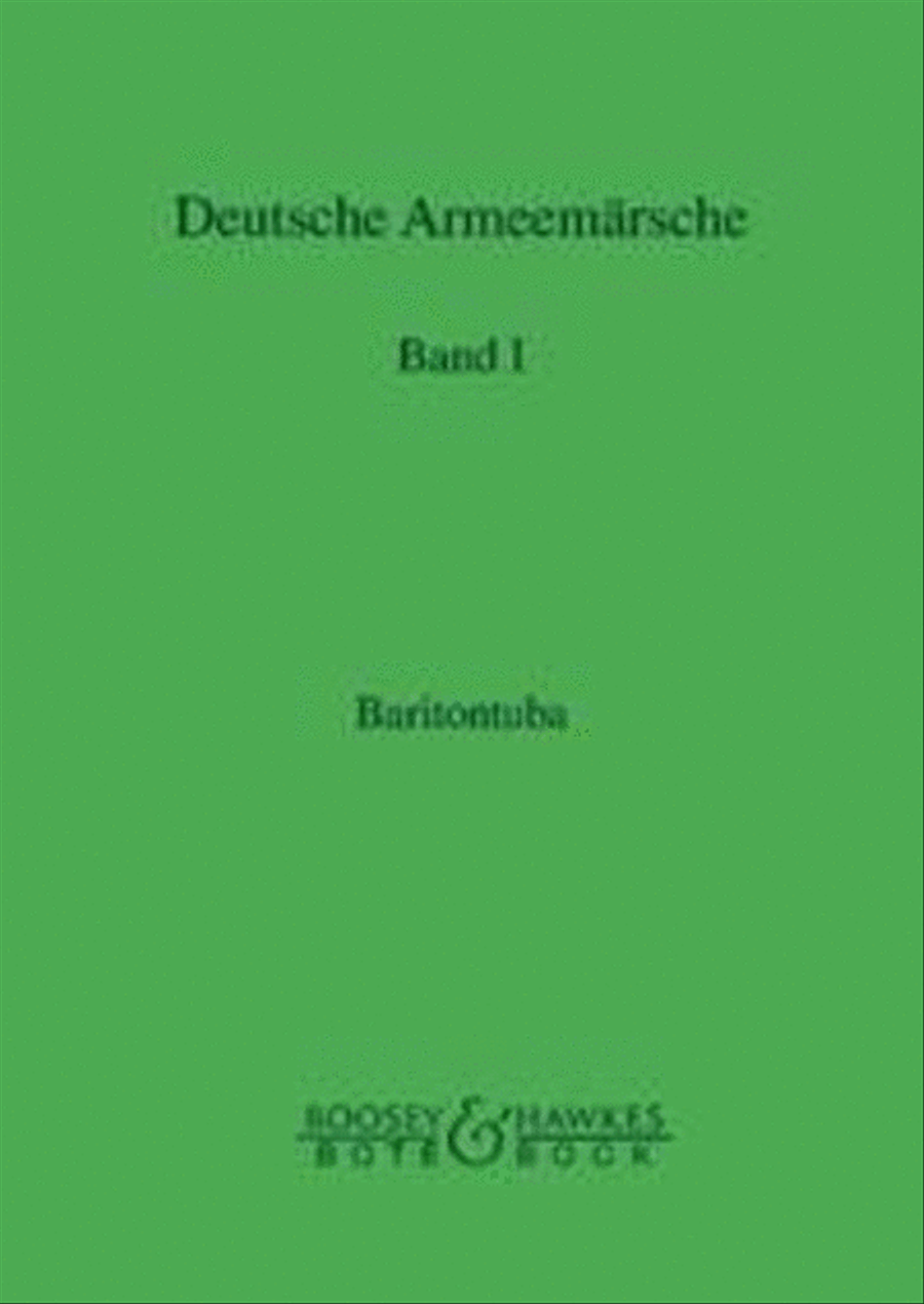 German Military Marches Band 1 Concert Band scores gallery preview page 1