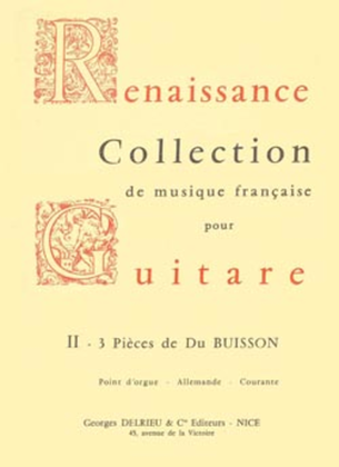 Book cover for Pieces (3) Point D'Orgue, Allemande Et Courante