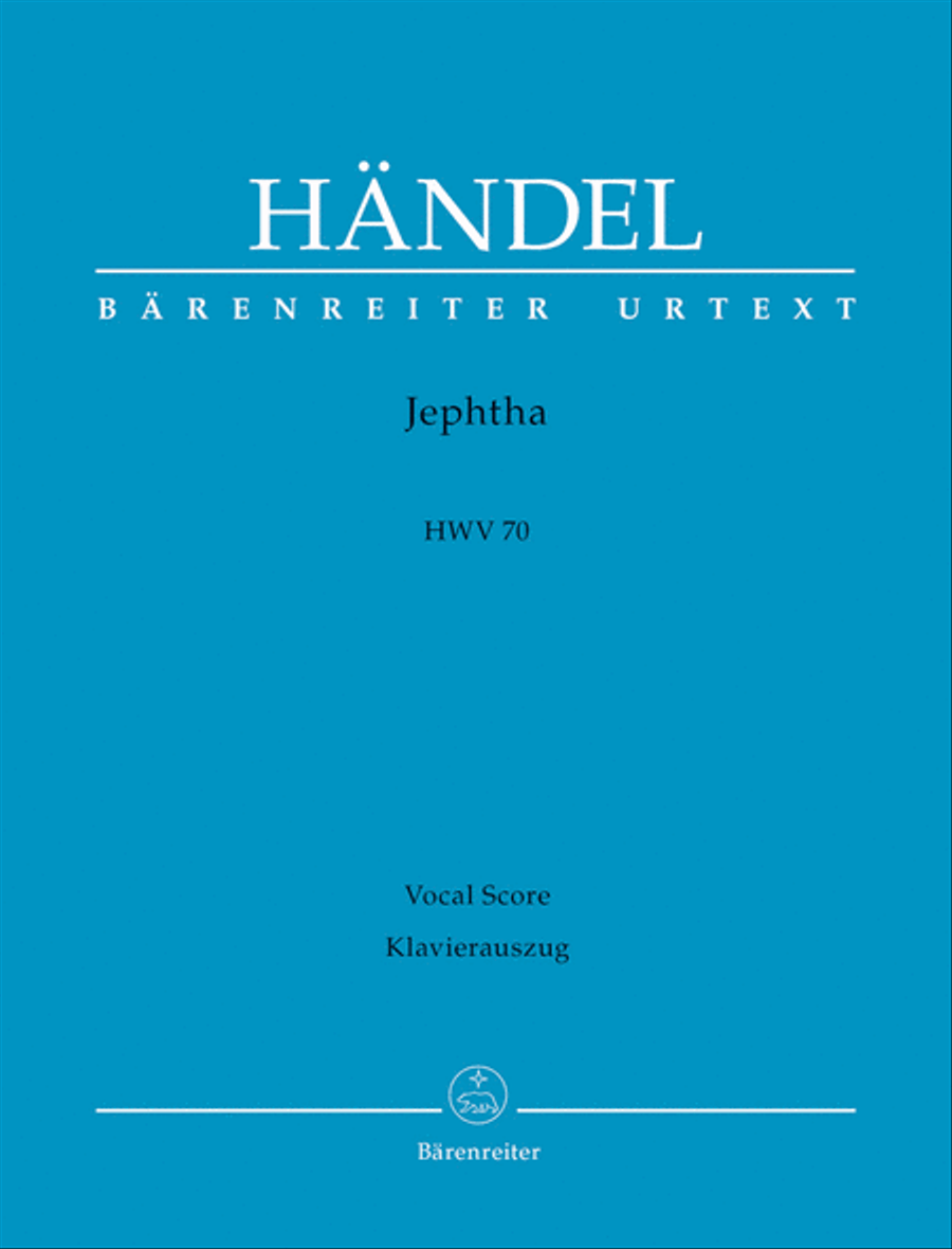 Jephtha, HWV 70 SSATB scores gallery preview page 1