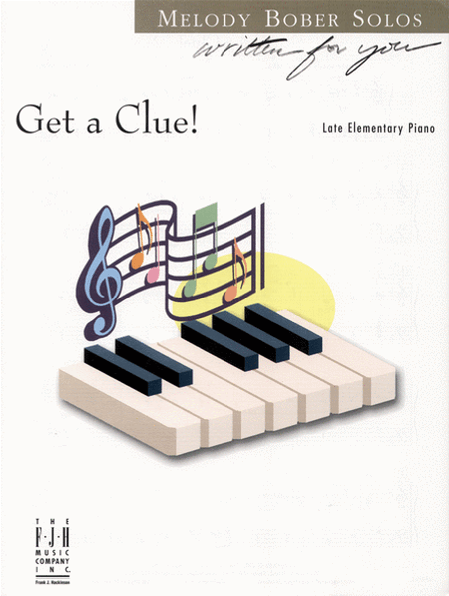 Get A Clue! Get A Clue! Easy Piano scores gallery preview page 2