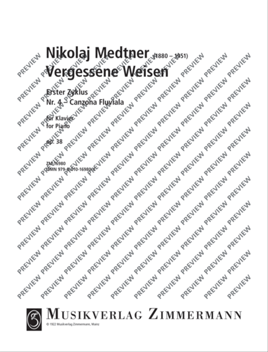 Vergessene Weisen (Forgotten Melodies) Piano Solo scores gallery preview page 2