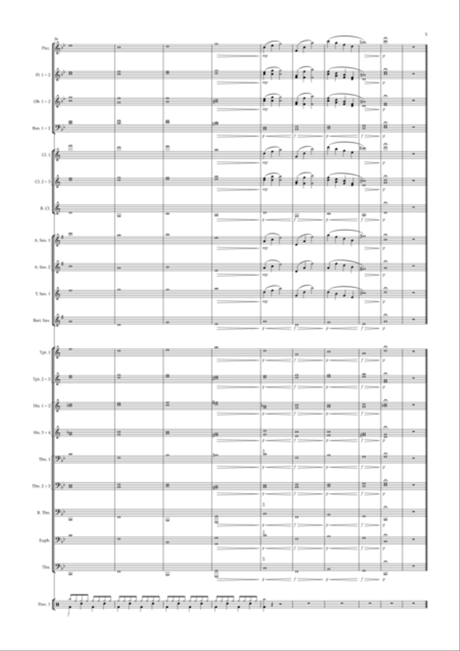Kill Bill Kill Bill Concert Band scores gallery preview page 5