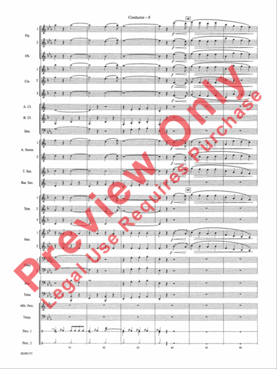 National Emblem Concert Band scores gallery preview page 11