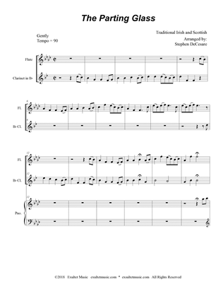The Parting Glass (Duet for Flute and Bb-Clarinet)