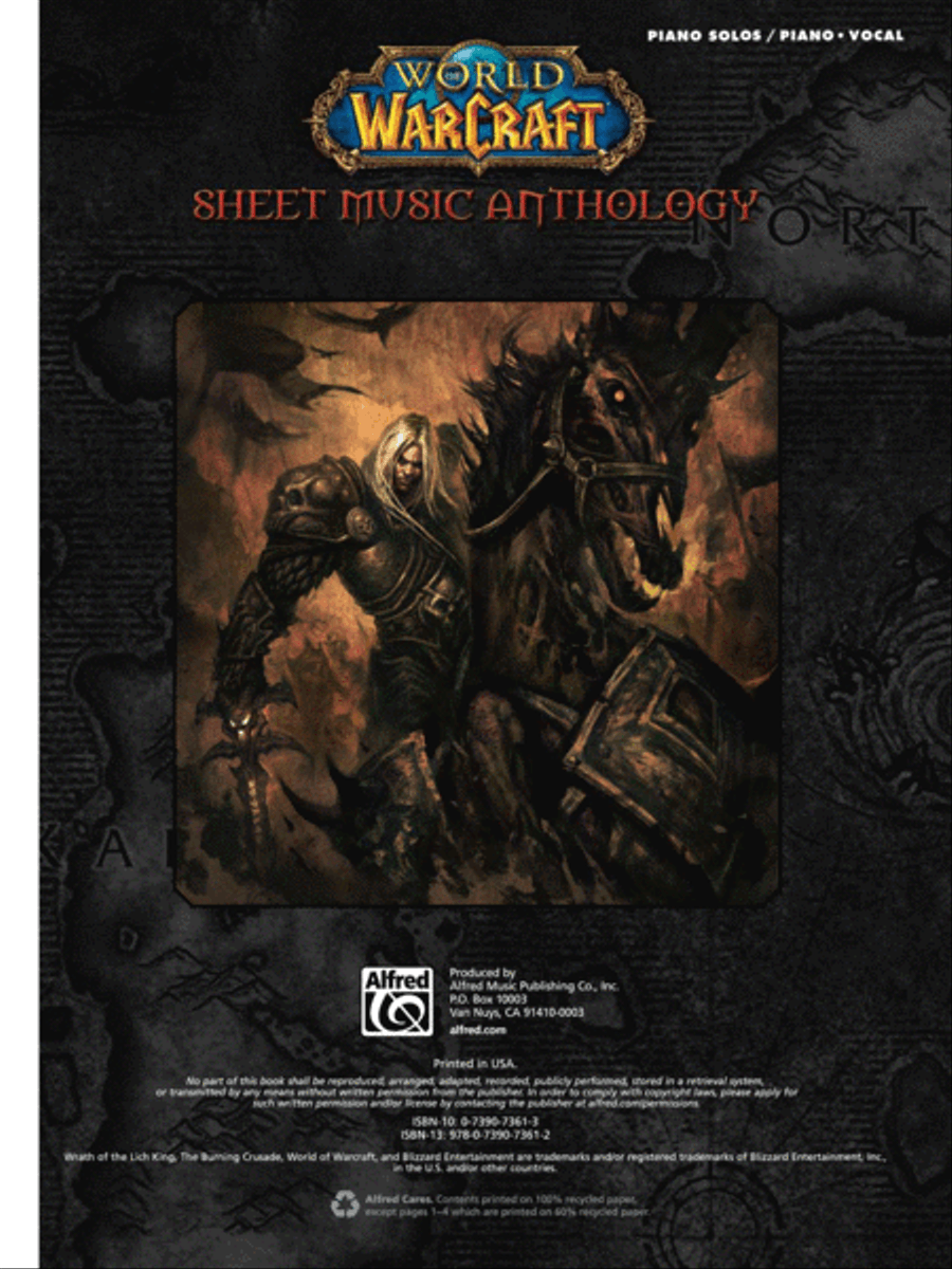 World of Warcraft Sheet Music Anthology Piano, Vocal, Guitar scores gallery preview page 2