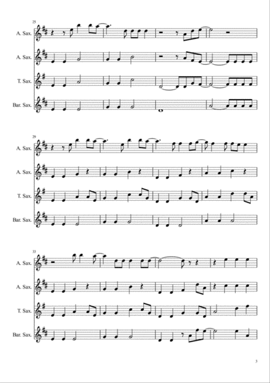 Radioactive Woodwind Quartet scores gallery preview page 3