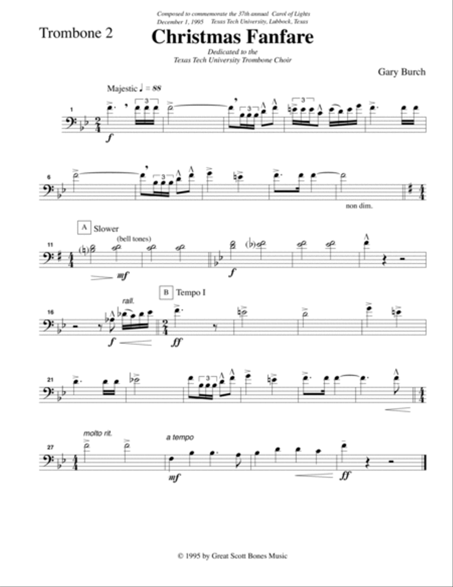 Christmas Fanfare Brass Ensemble scores gallery preview page 6