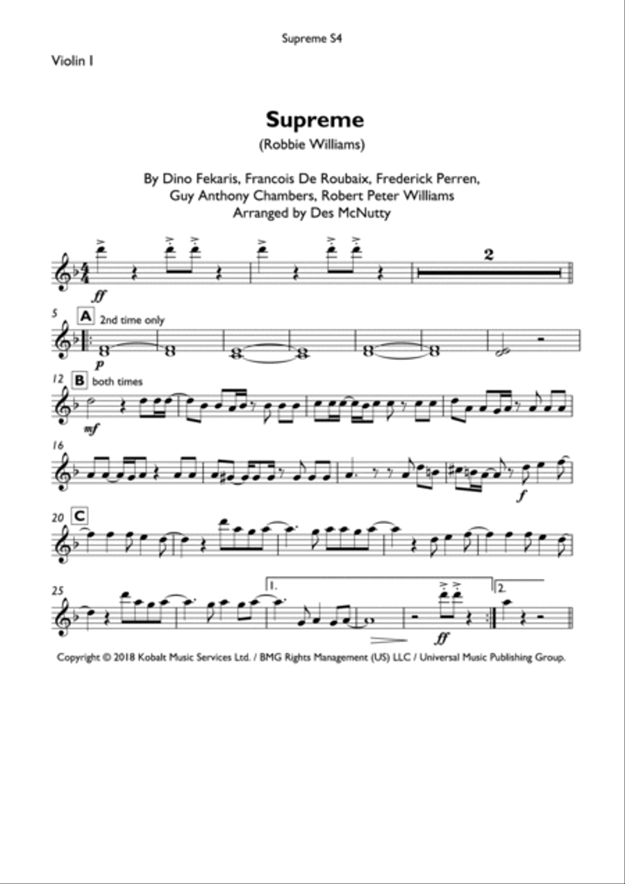 Supreme String Quartet scores gallery preview page 4