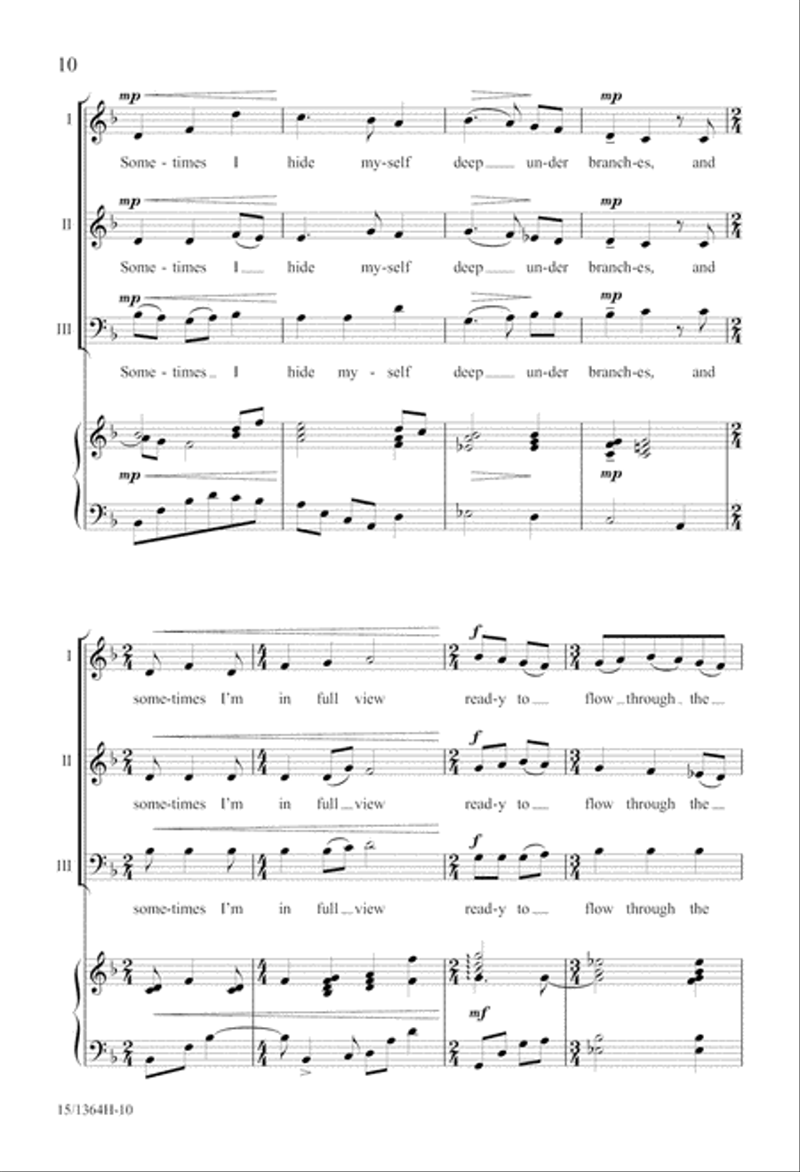 I Am the River 3-Part scores gallery preview page 11