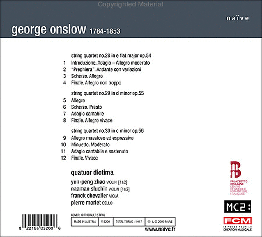 String Quartets Op. 54 Op. 55