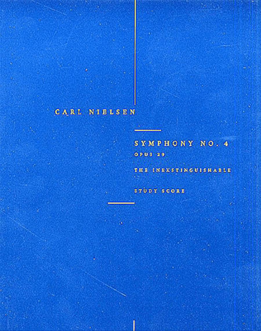 Symphony No. 4 “The Inextinguishable” Op. 29 Orchestra scores gallery preview page 1