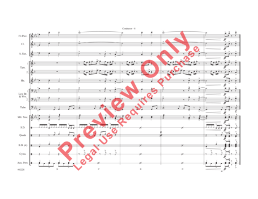 Bad Girls Bad Girls Marching Band scores gallery preview page 9