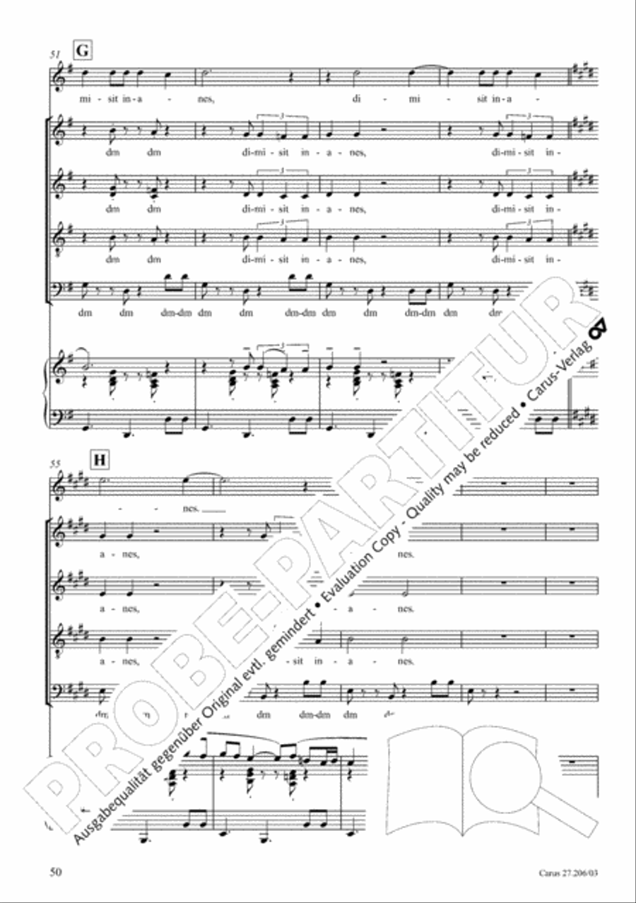 Magnificat Magnificat 4-Part scores gallery preview page 51