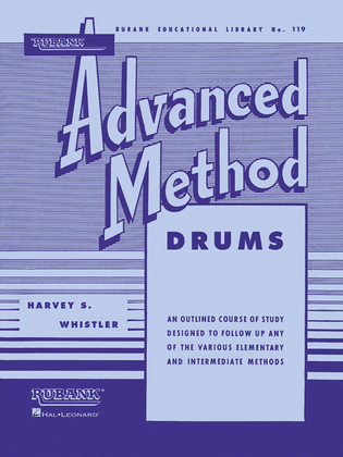 Book cover for Rubank Advanced Method – Drums
