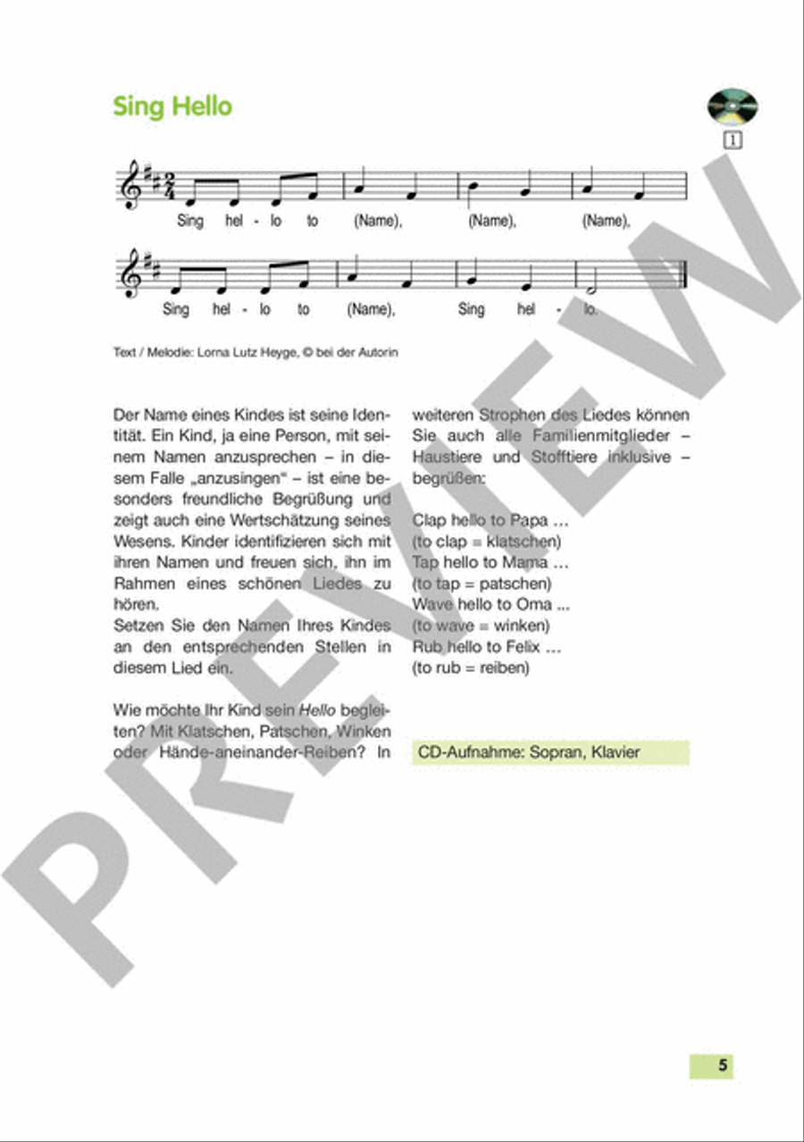 Singing in English Singing in English CD scores gallery preview page 4
