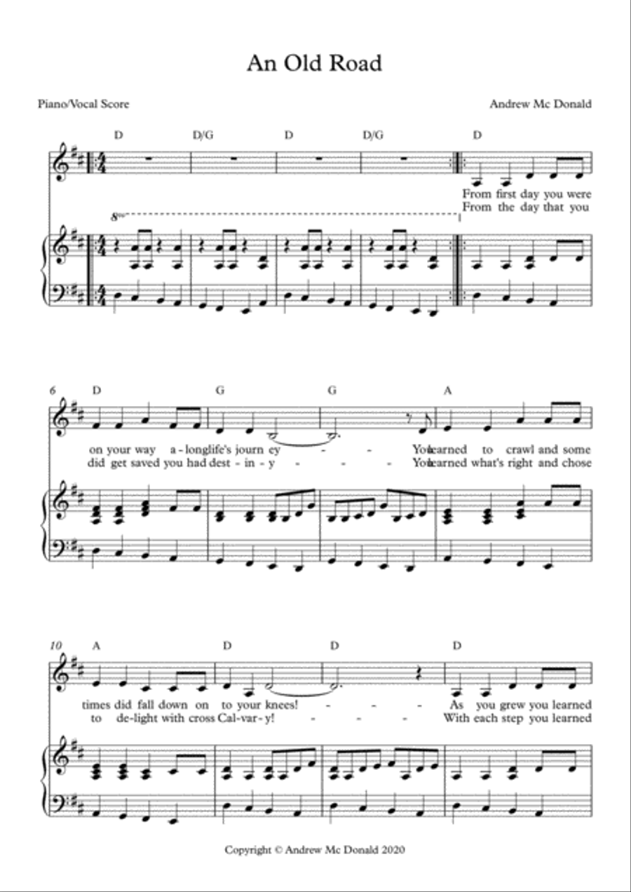 An Old Road Voice scores gallery preview page 2