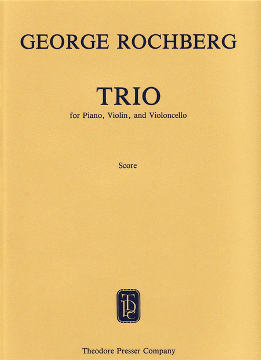 Trio (1985) Trio (1985) Piano Trio scores gallery preview page 1