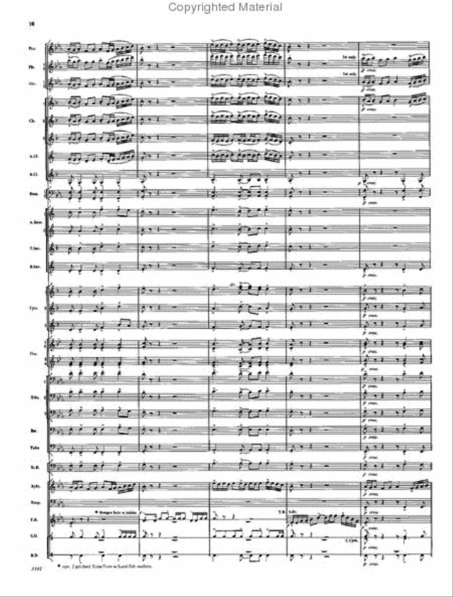 Seagate Concert Band scores gallery preview page 10