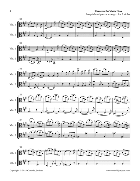 Rameau for Viola Duo