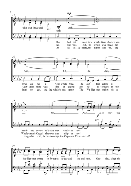 Wellerman (TTBB Male Voice Choir) image number null