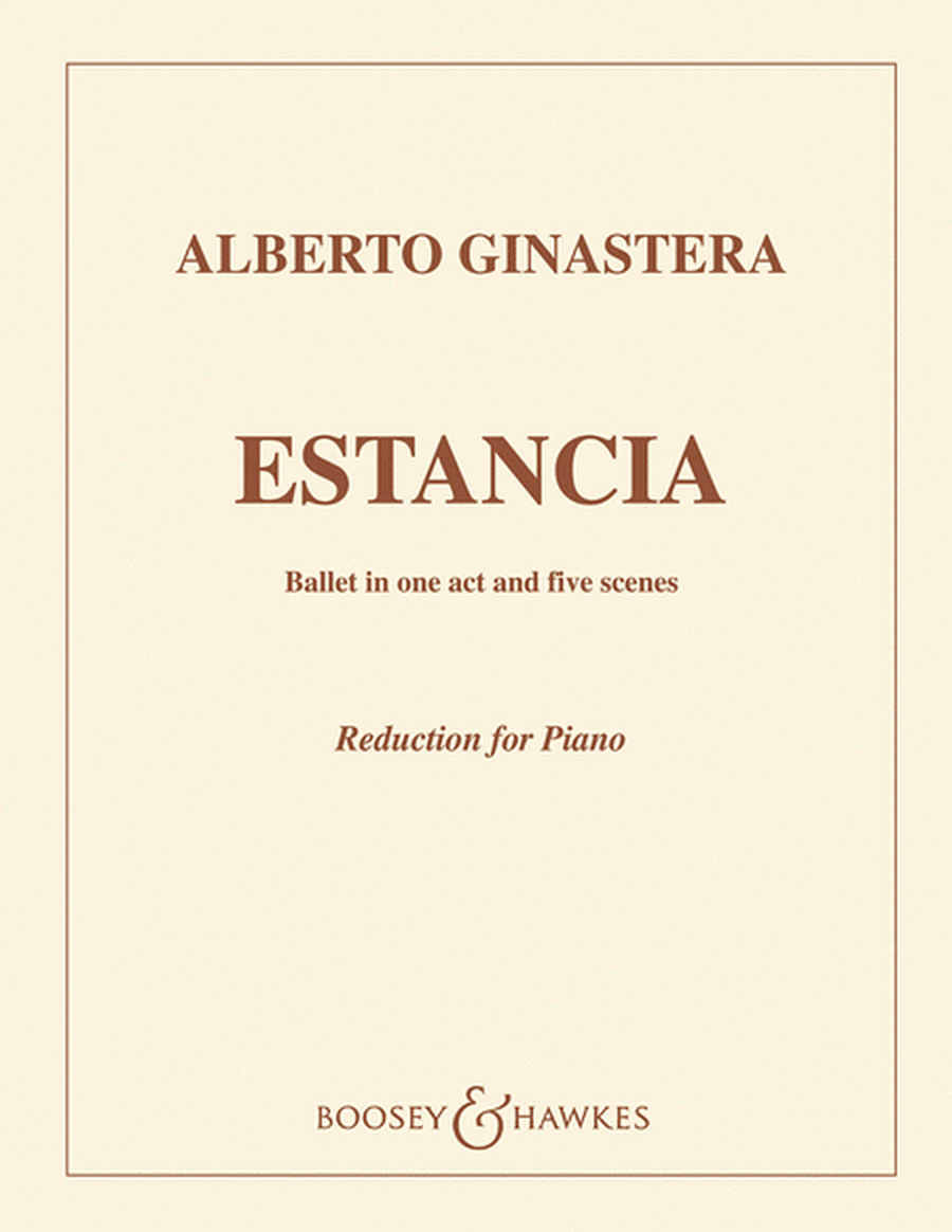 Estancia, Op. 8