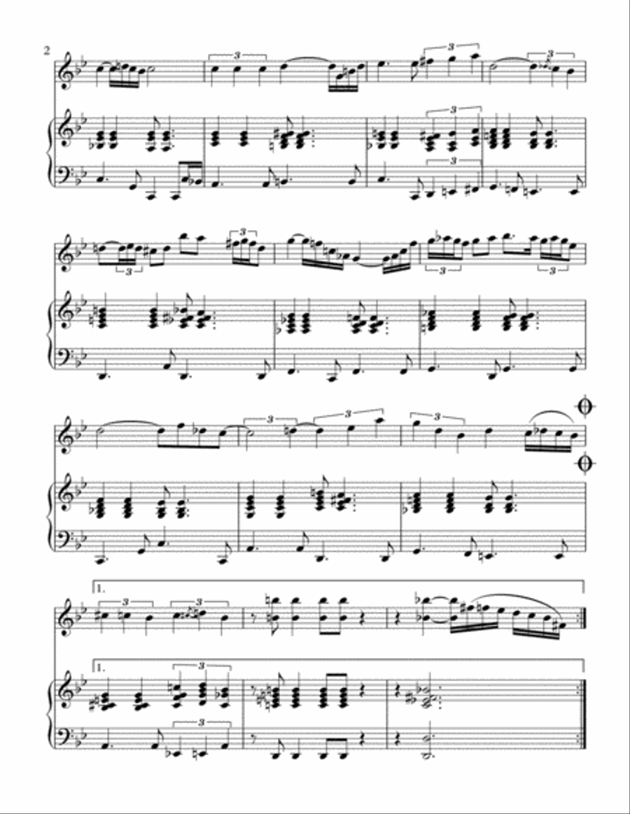 Besame Mucho (Kiss Me Much) Piano scores gallery preview page 3