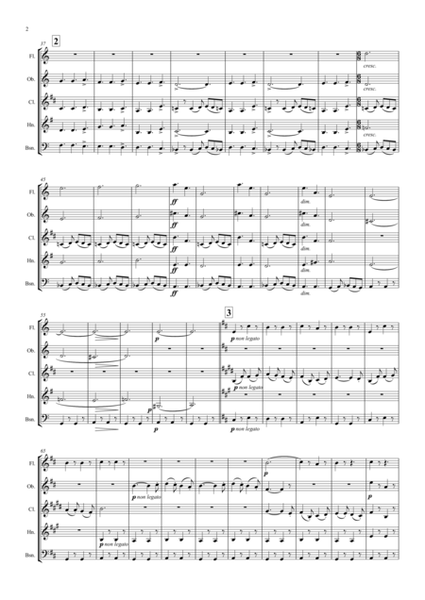 Holst: St. Paul's Suite (orig. for string orchestra) Op 29 No. 2 Mvt.1 Jig - wind quintet image number null