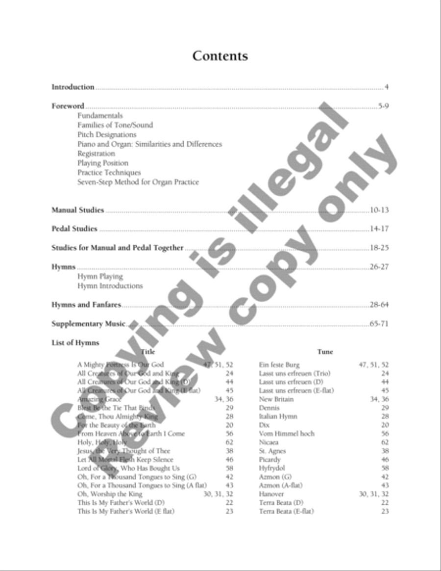 King of Instruments Organ scores gallery preview page 3