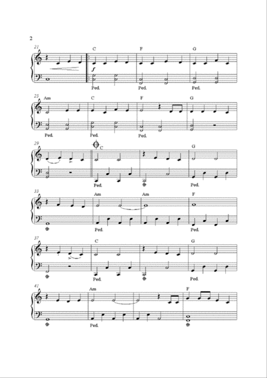 Fight Song Fight Song Easy Piano scores gallery preview page 3