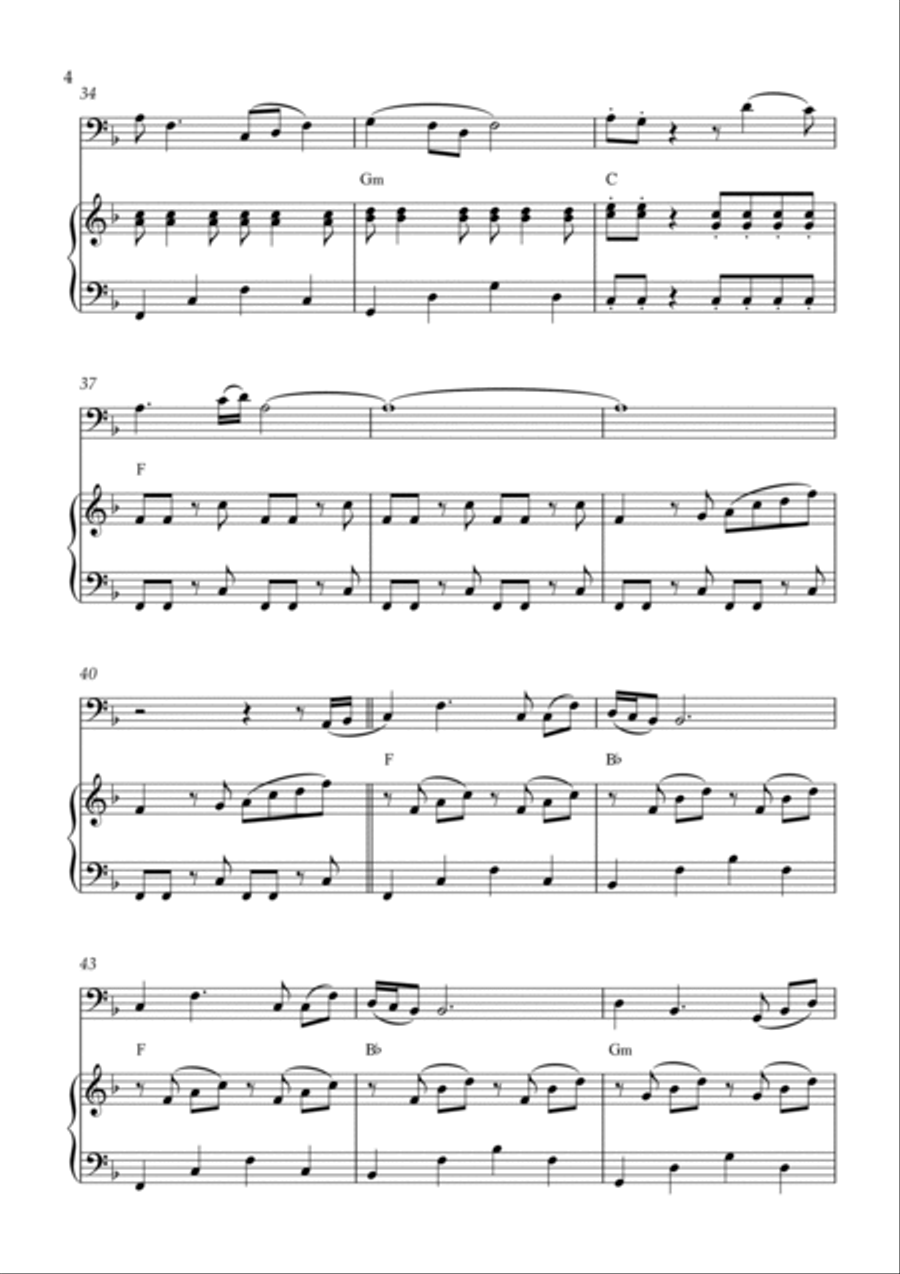 My Girl Piano scores gallery preview page 4