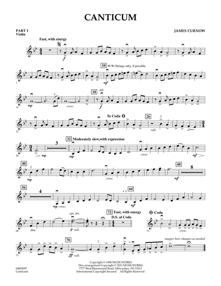 Canticum - Pt.1 - Violin