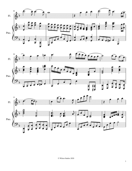 Abide With Me--flute solo image number null
