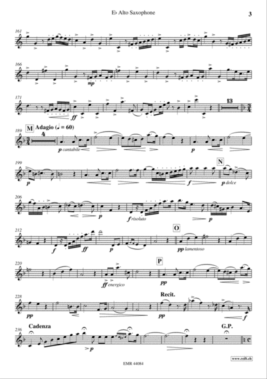 Konzert Alto Saxophone scores gallery preview page 4