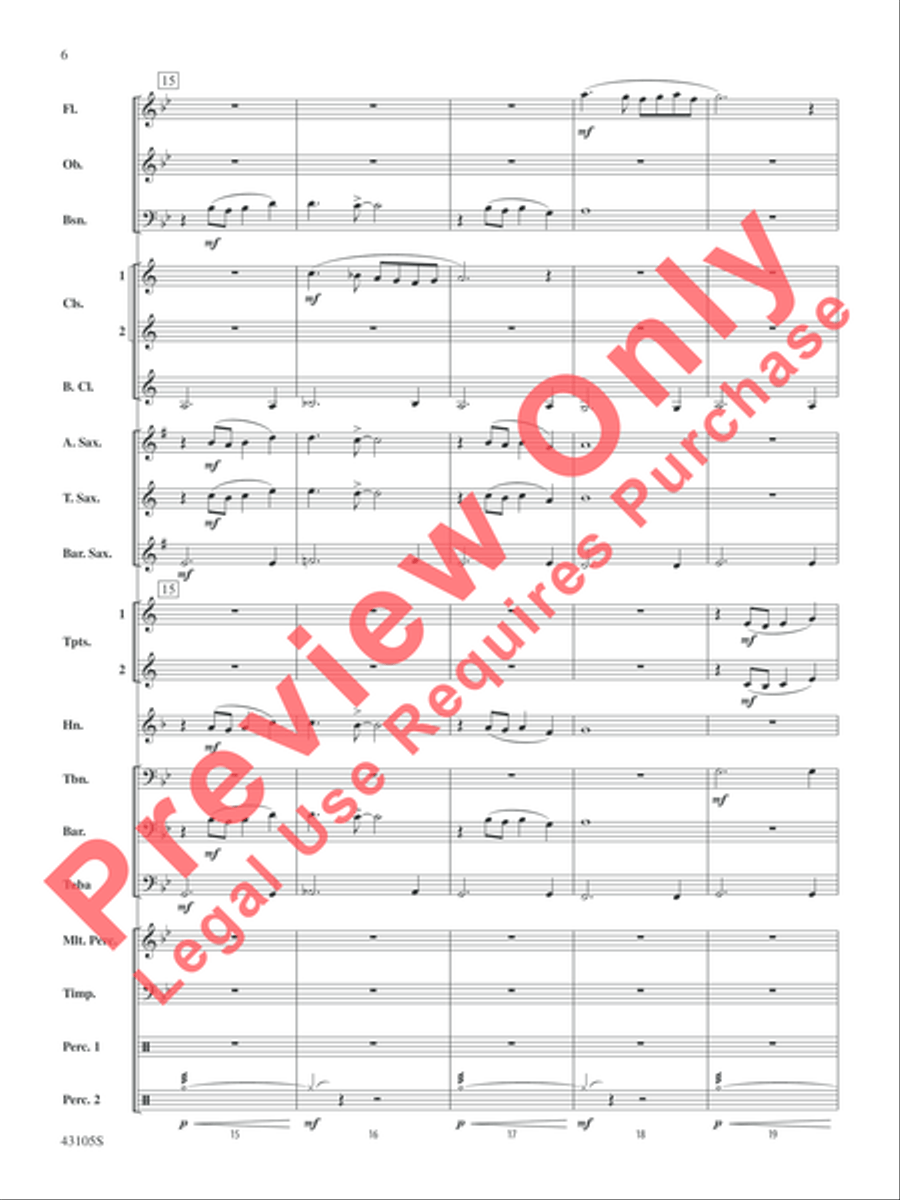 Cheyenne Concert Band scores gallery preview page 6