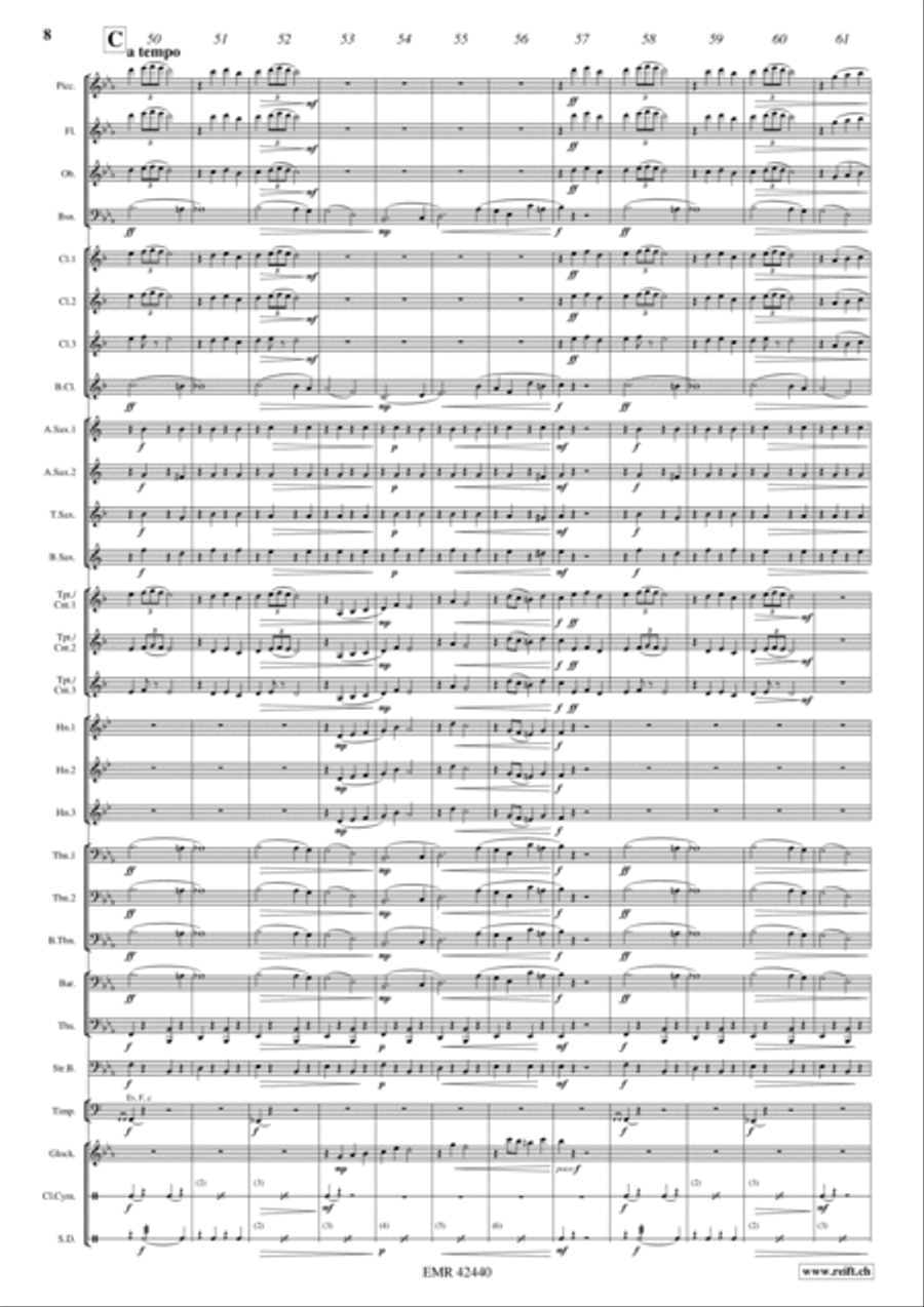Gallito Gallito Concert Band scores gallery preview page 8