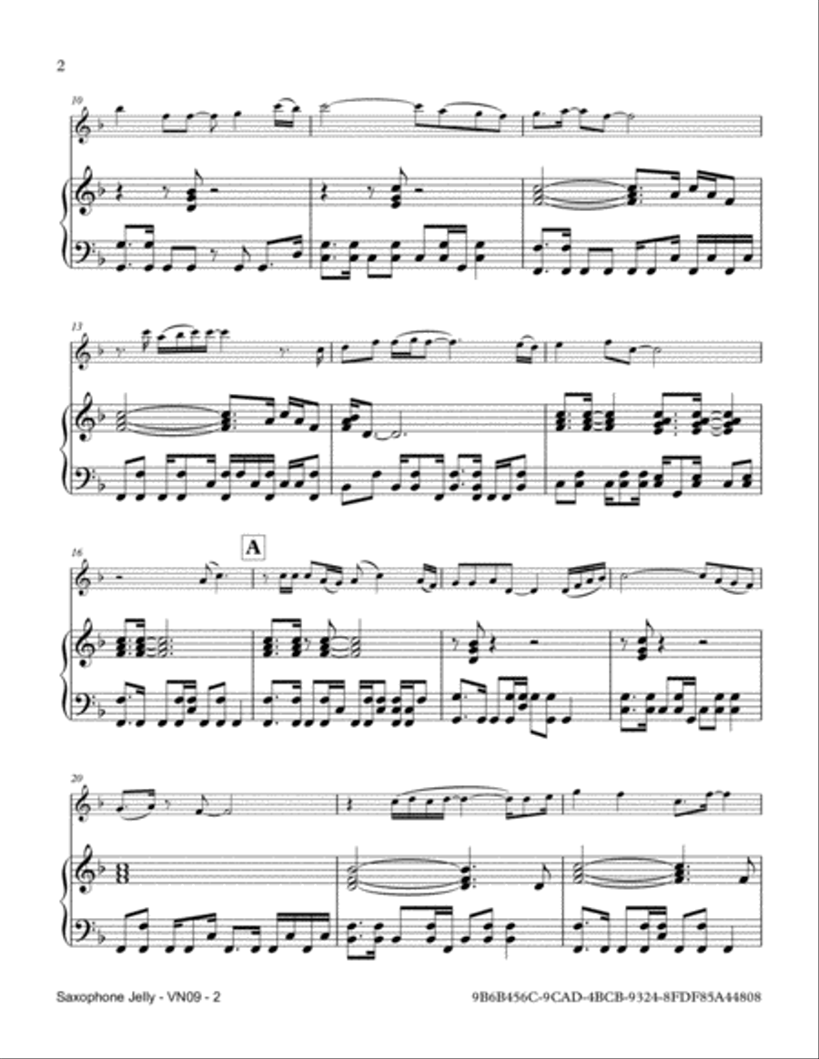 Saxophone Jelly Saxophone Jelly Saxophone scores gallery preview page 2