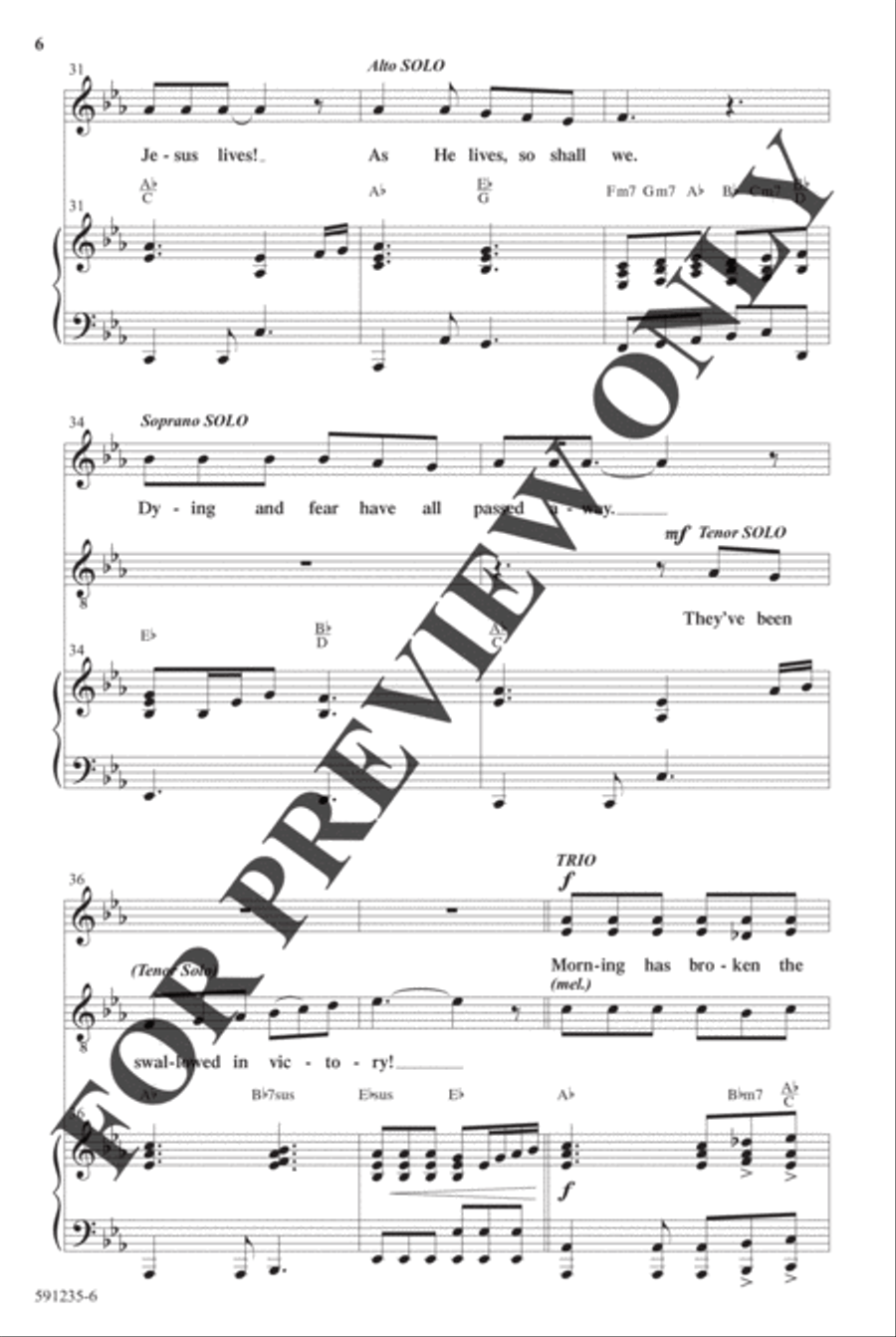 New Easter Anthem Pak Vol 2 - Anthem Preview Pak Hymn Anthems scores gallery preview page 7