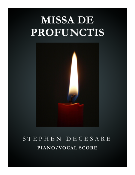 Missa De Profunctis (Piano/Vocal Score) - part 2 image number null