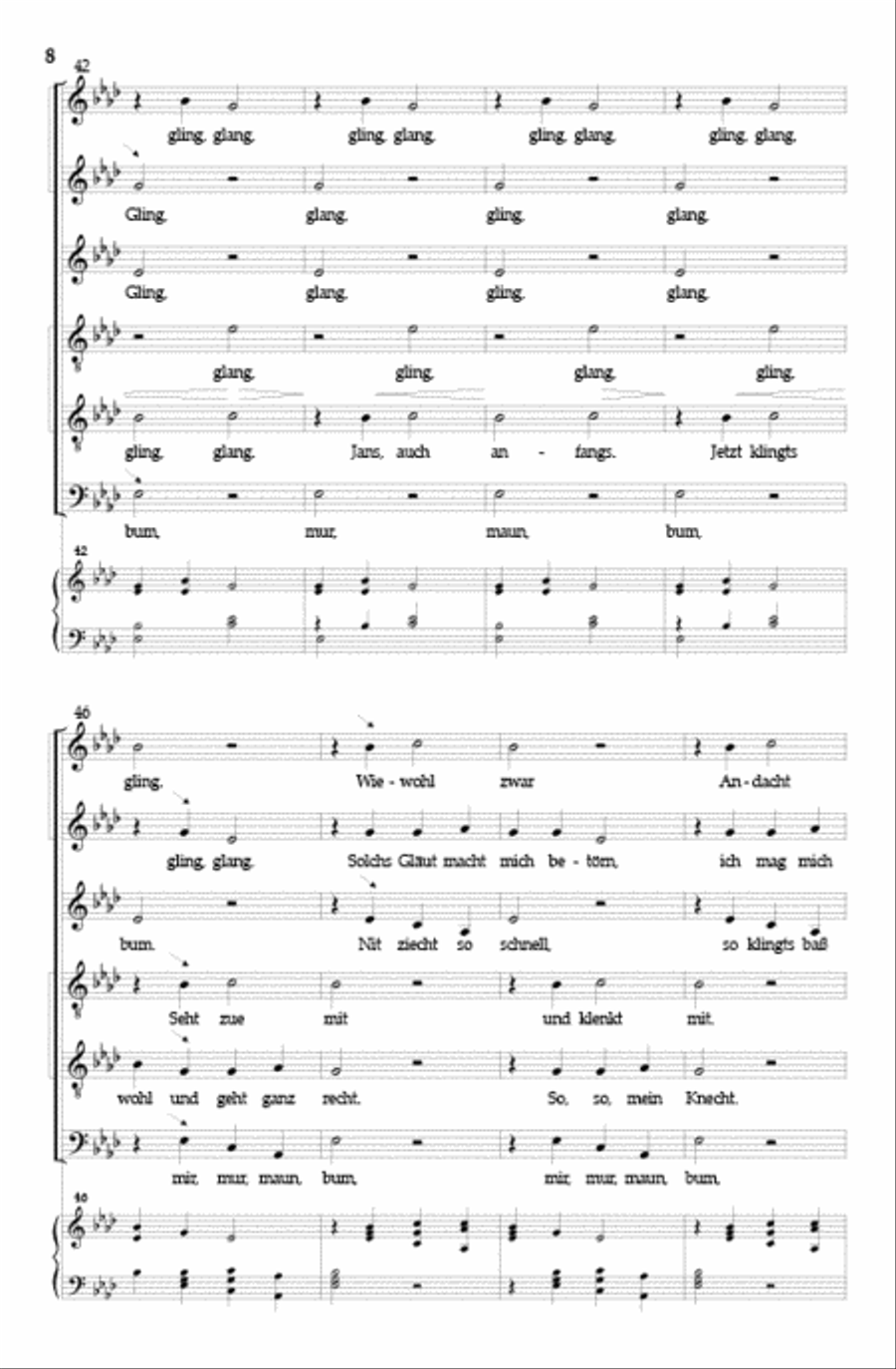 Das Gläut Zu Speyer Choir scores gallery preview page 7